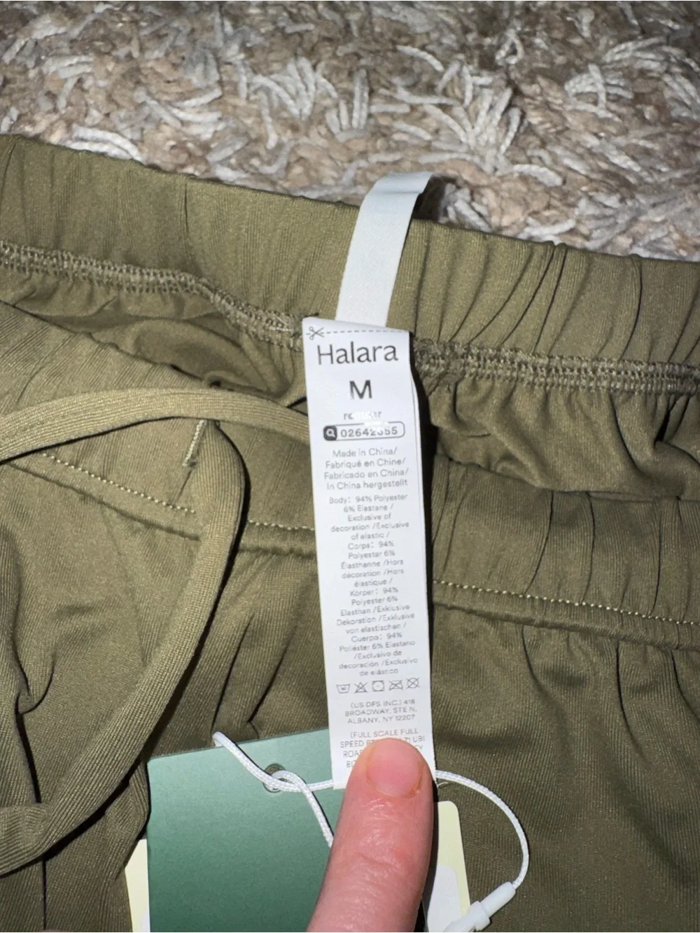 Brand New Halara Women's Wide-Leg Pull-On Pants - Olive & Rust - Picture 3 of 3
